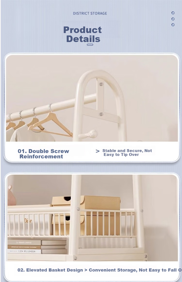 Chentao Floor Clothes Rack Coat Rack Garment Rack Storage Rack 15
