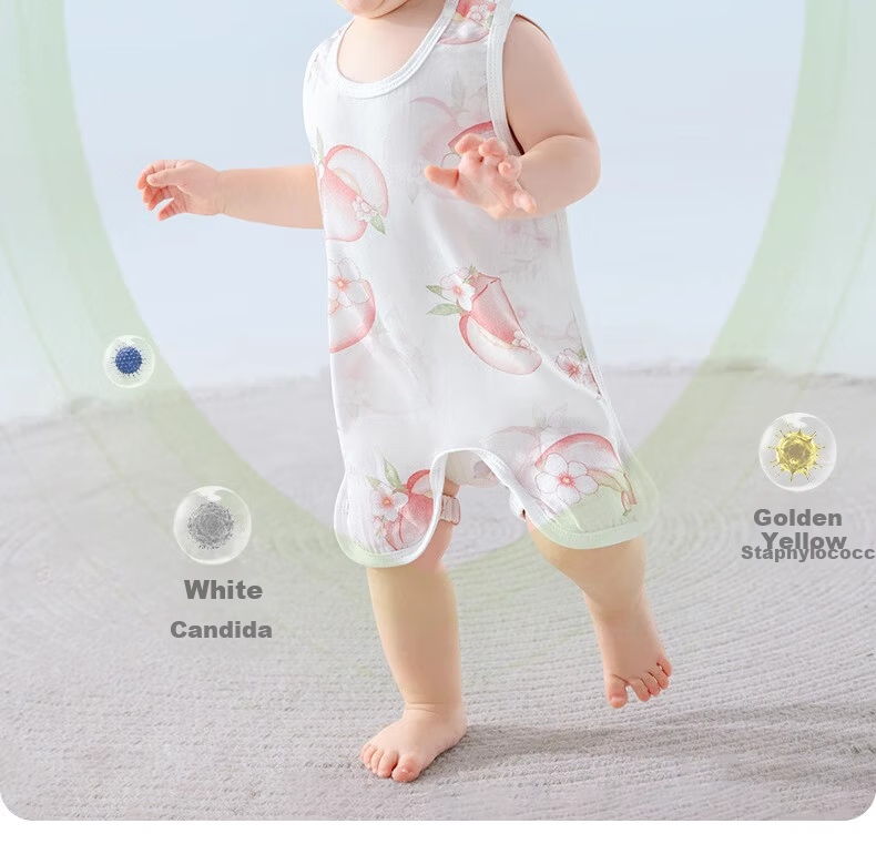 Betis Baby Belly Protector Summer Gauze Infant Bellyband Newborn Clothing Anti-Cold Vest 11