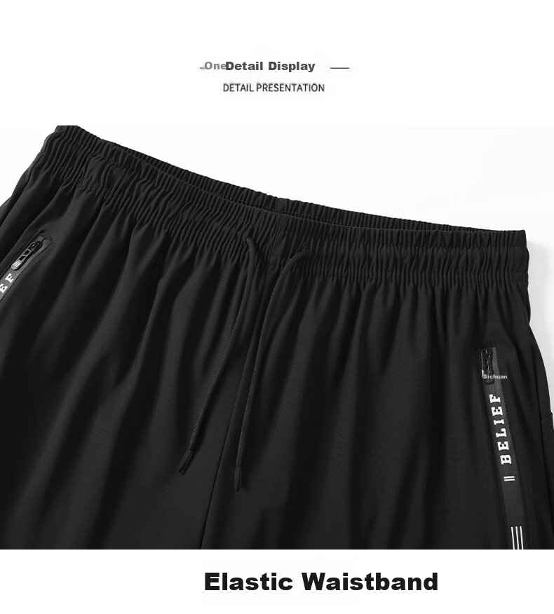 Warrior Men's Summer Sports Shorts Ice Silk Quick-Dry Five-Point Outdoor Fitness Training Running Breathable Casual Pants 4