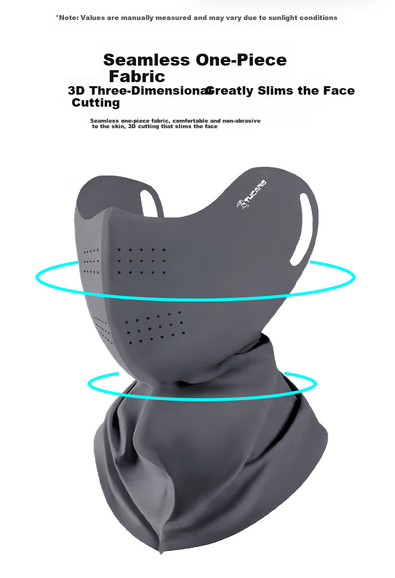 Woodpecker Outdoor Sun Protection Hat with Face Mask and Ice Sleeve Set Summer UV Protection Cycling Mountaineering Fishing Sunshade Bucket Hat for Men and Women 10