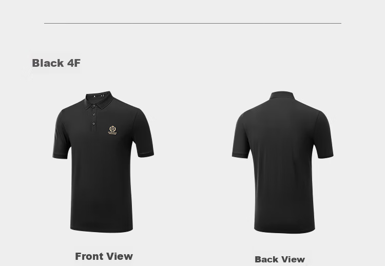 HLA Hailan Home Men's Short Sleeve Polo 26 Equestrian Sports Cooling Short Sleeve Summer Shirt 7