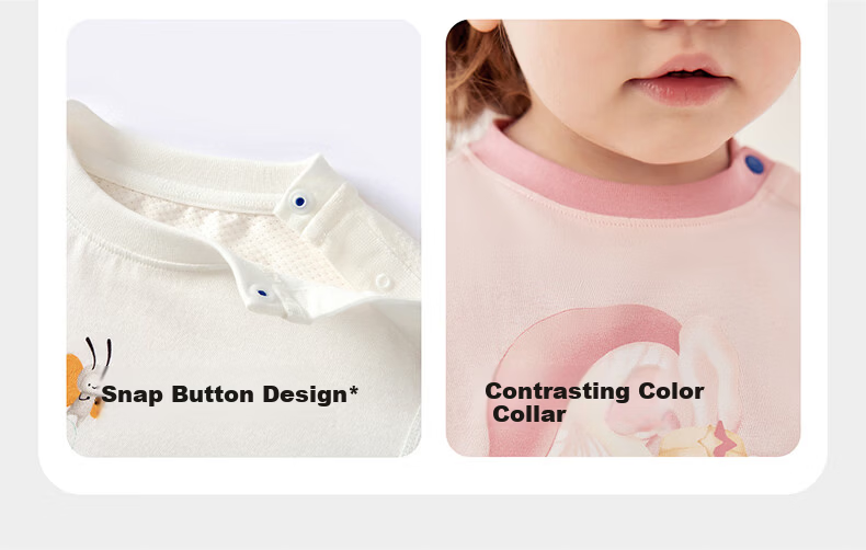 Babycare Soft Modal Short Sleeve Baby T-Shirt Boys Girls Soft Breathable Antibacterial Top Sheer Pink 73 10
