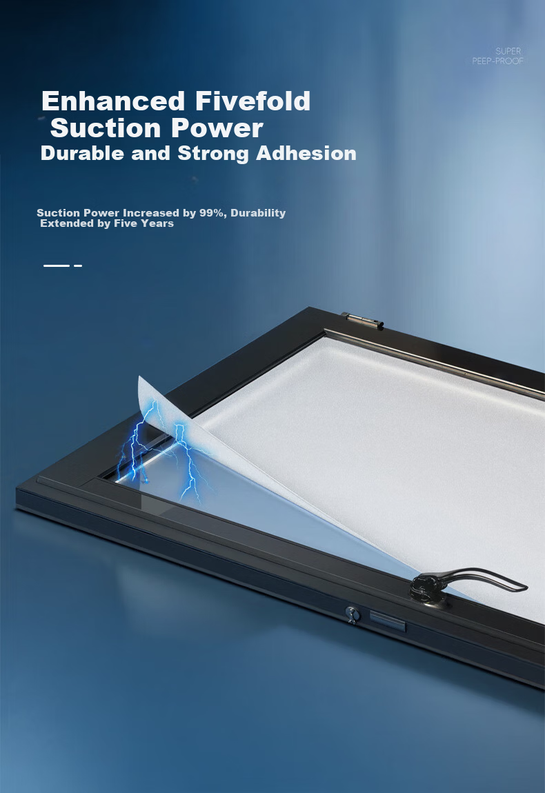 Jinlongxing Frosted Privacy Glass Film Anti-Peeping Light-Transmitting 0.9*3m for Bathroom Toilet 15