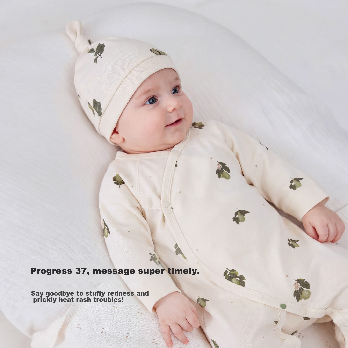 Babylove Anxinrou Newborn Tie Romper Cotton Jumpsuit Spring Autumn Baby Clothes Pear Le Rongrong