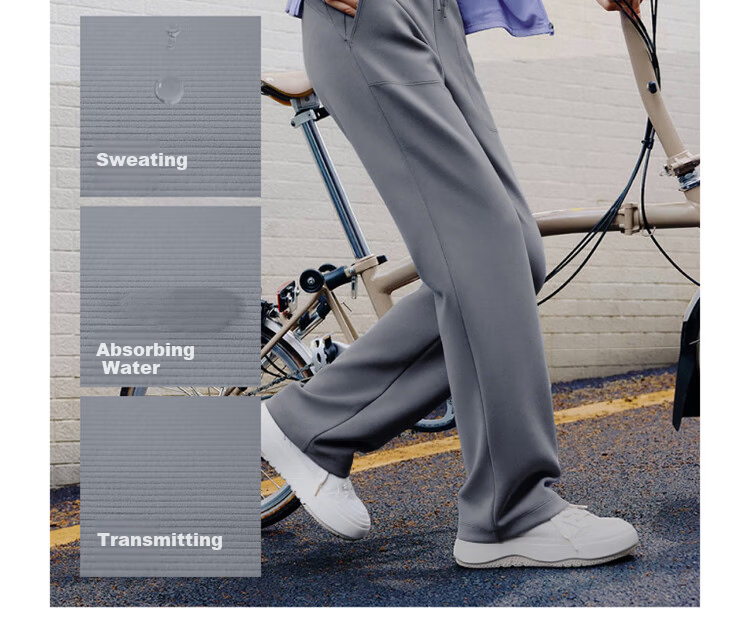 Beneunder High Elasticity Straight-Leg Pants for Women Slim Fit Casual Quick-Dry Breathable Sports Pants Autumn Versatile SF150 16