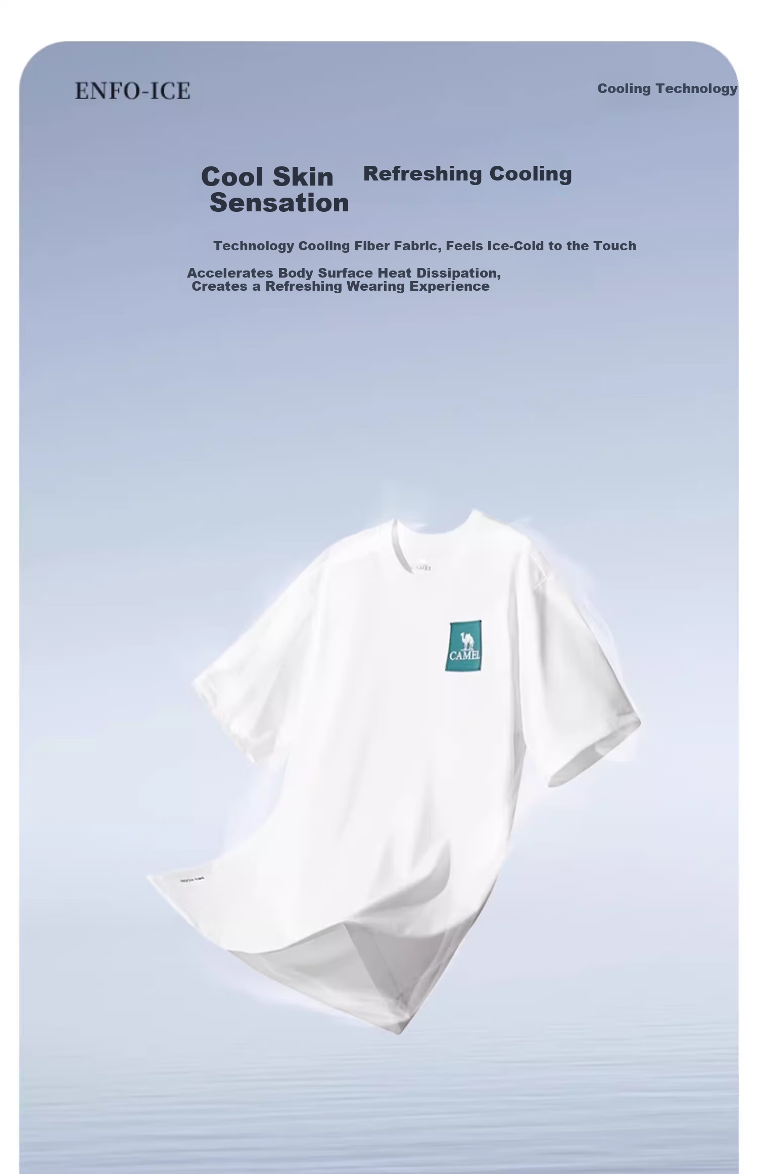 CAMEL Outdoor Quick-Dry T-Shirt for Men And Women, Spring And Summer Fast-Drying Elastic Round Neck Loose Mountain-Style Camping A13BAVV058C 13
