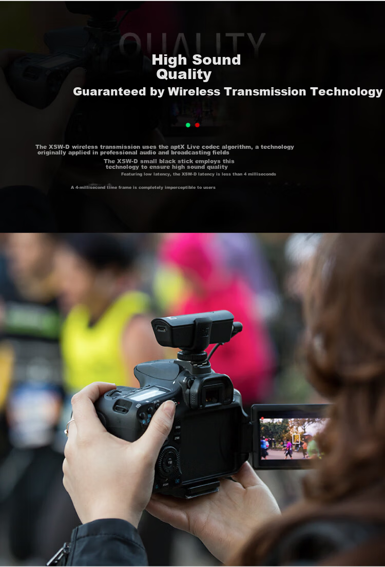 SENNHEISER XSWD Portable Interview Set Wireless Lavalier Microphone Wireless Bodypack Microphone for Speech and Conference (Compatible with XLR Microphones) 6