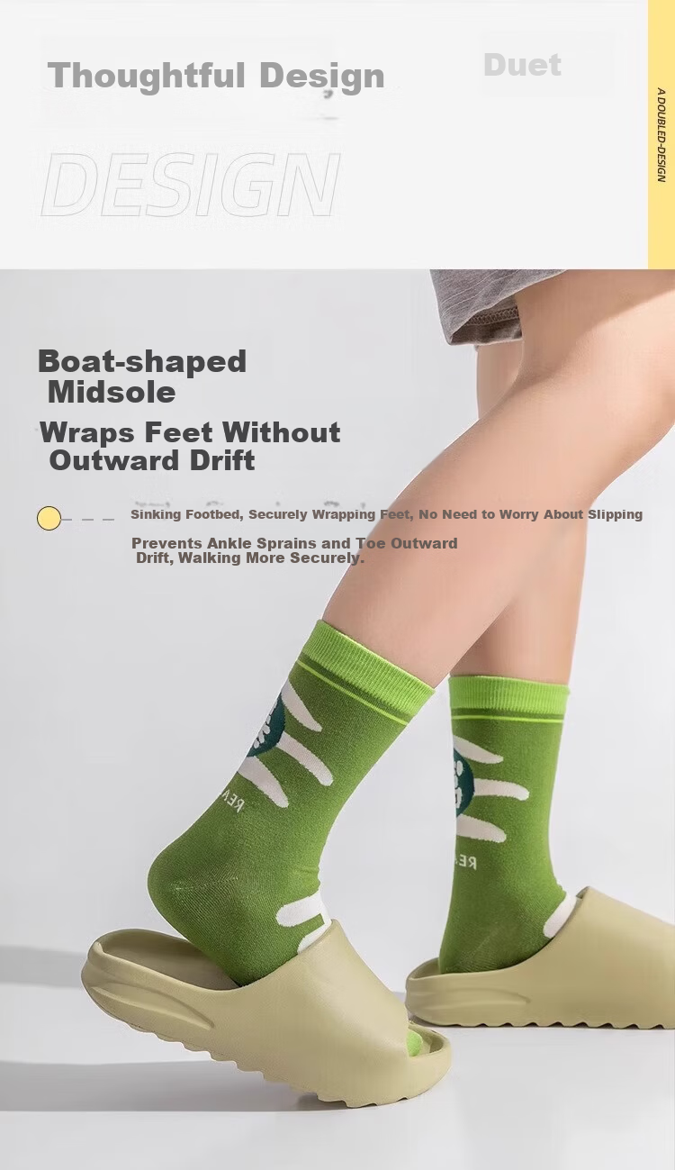 Guoluofi Coconut Slippers Men Summer Thick Sole Soft Home Couple Outdoor Wear White Size 39-40 5