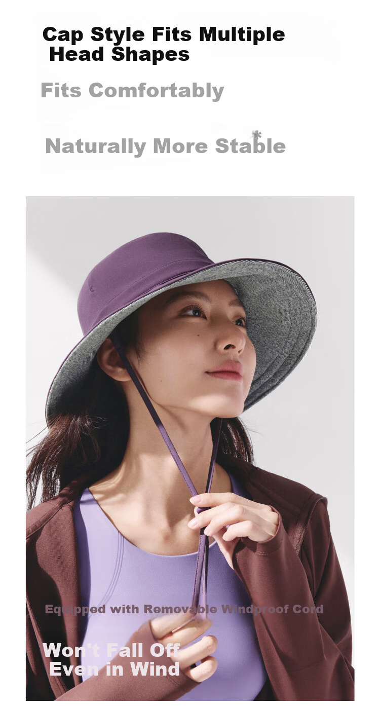 Beneunder Sun Hat for Women, Breathable Fisherman Hat, UV Protection Hat, Fishing Cap, Hiking Cap, Sun Hat for Men, Anti-UV 44