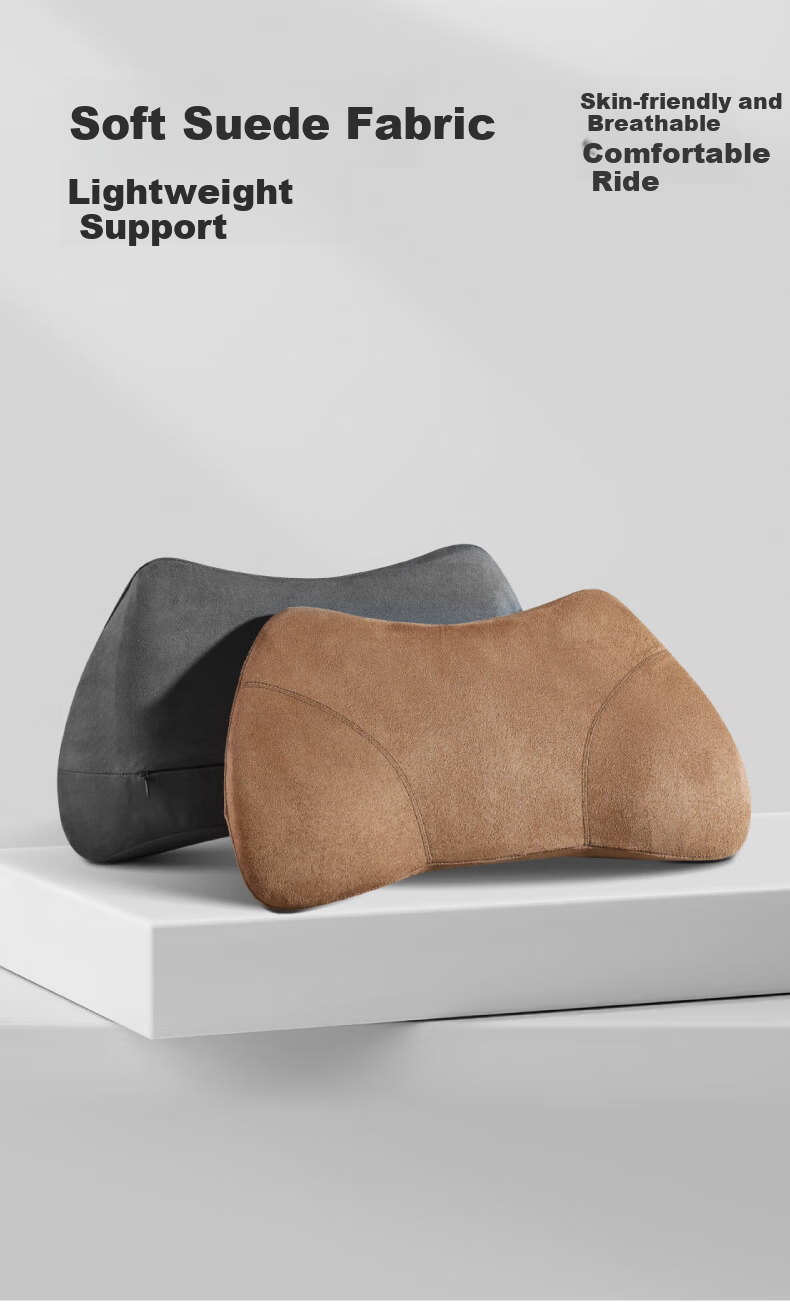 BIMLL Car Headrest Mercedes-Maybach S-Class Lumbar Support Soft Suede Car Pillow Universal for All Seasons 1