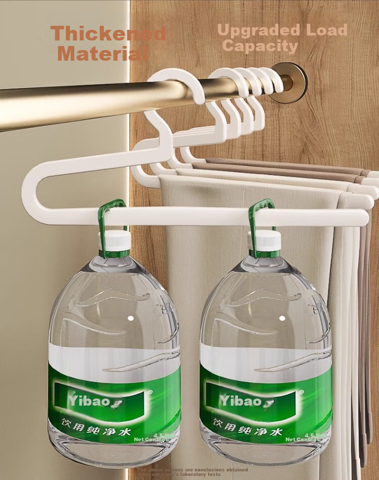 Jialifang Pants Hanger Clip, Clothes Hanger for Pants, Seamless Strong Anti-Slip Garment Hanger, Stainless Steel Drying Rack 2