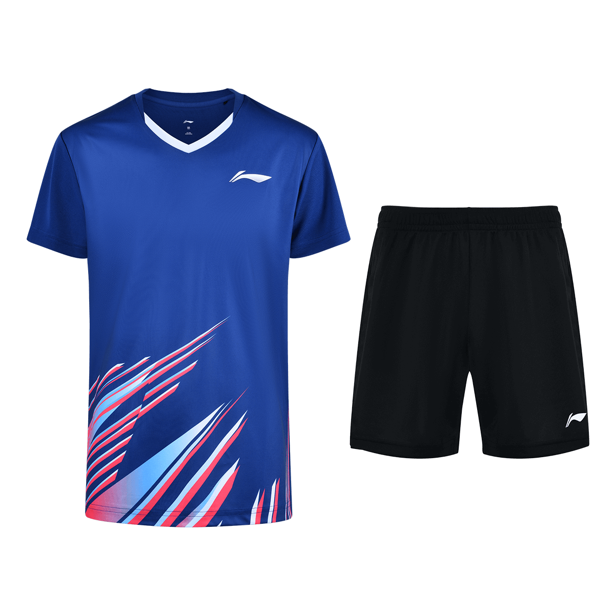 Li-Ning Badminton Club Series, Men's And Women's Quick-Dry Competition Set, Two-Piece Match Uniform, Team Outfit