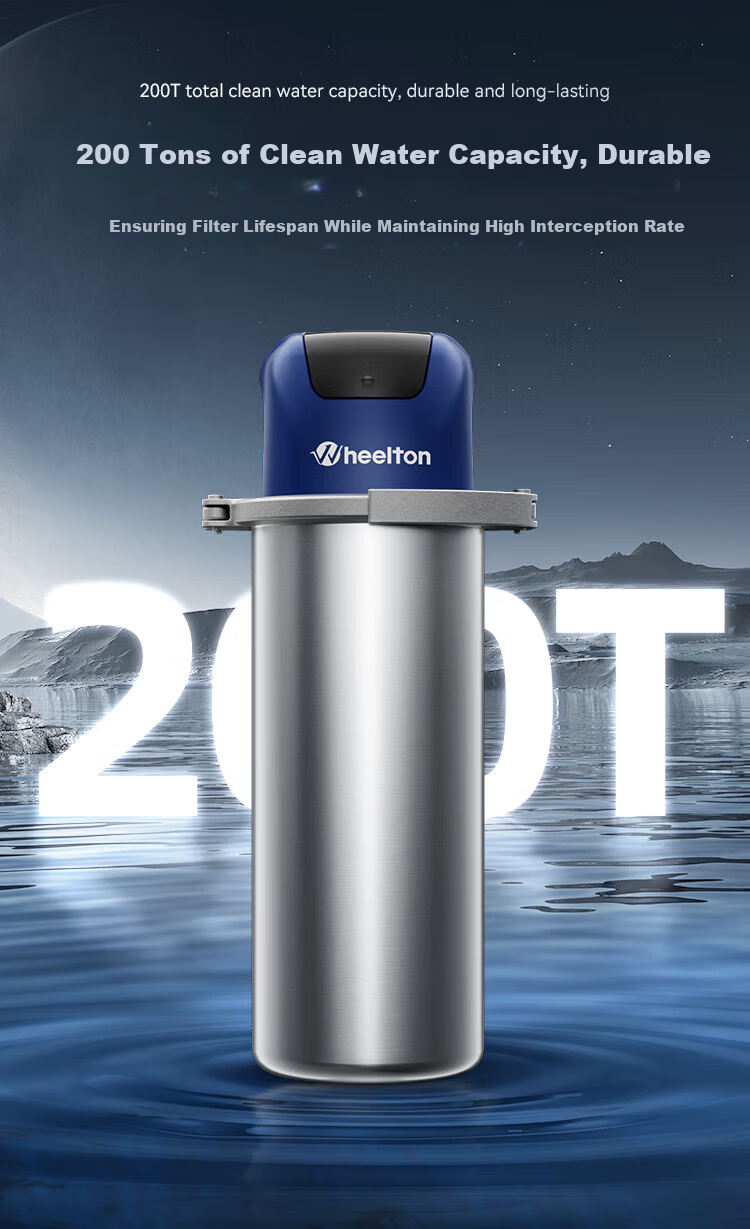 Welton M7 Central Water Purifier Whole House Pre-Filter Under-Sink Explosion-Proof Large White Bottle High Flow Commercial Restaurant Chlorine Removal Water Filter Home Tap Water System 11