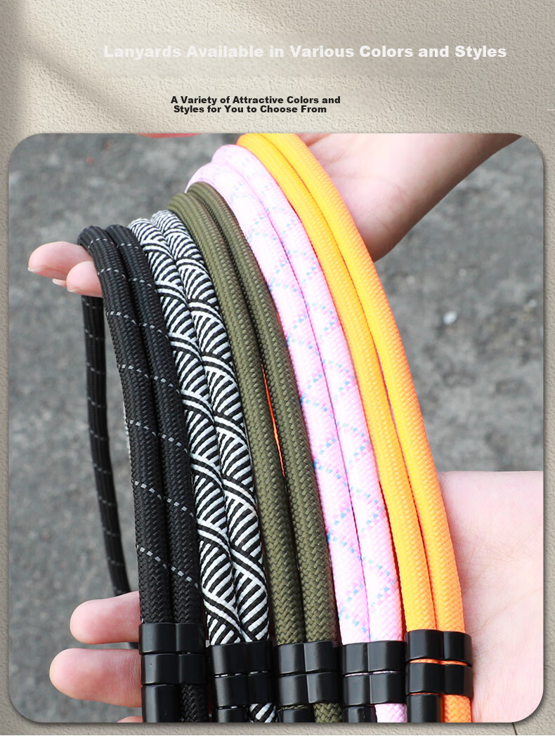 Qiye Lanyard Crossbody Shoulder Strap Wrist Strap for DJI Pocket 3 Accessories, Osmo Pocket 3 Camera Wrist Strap Zebra Color 8