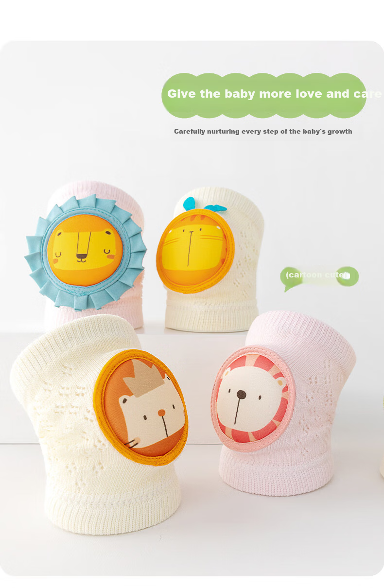 Baby Crawling Knee Pads Summer Thin Toddler Walking Knee Elbow Protectors Anti-Fall Safety Gear 9