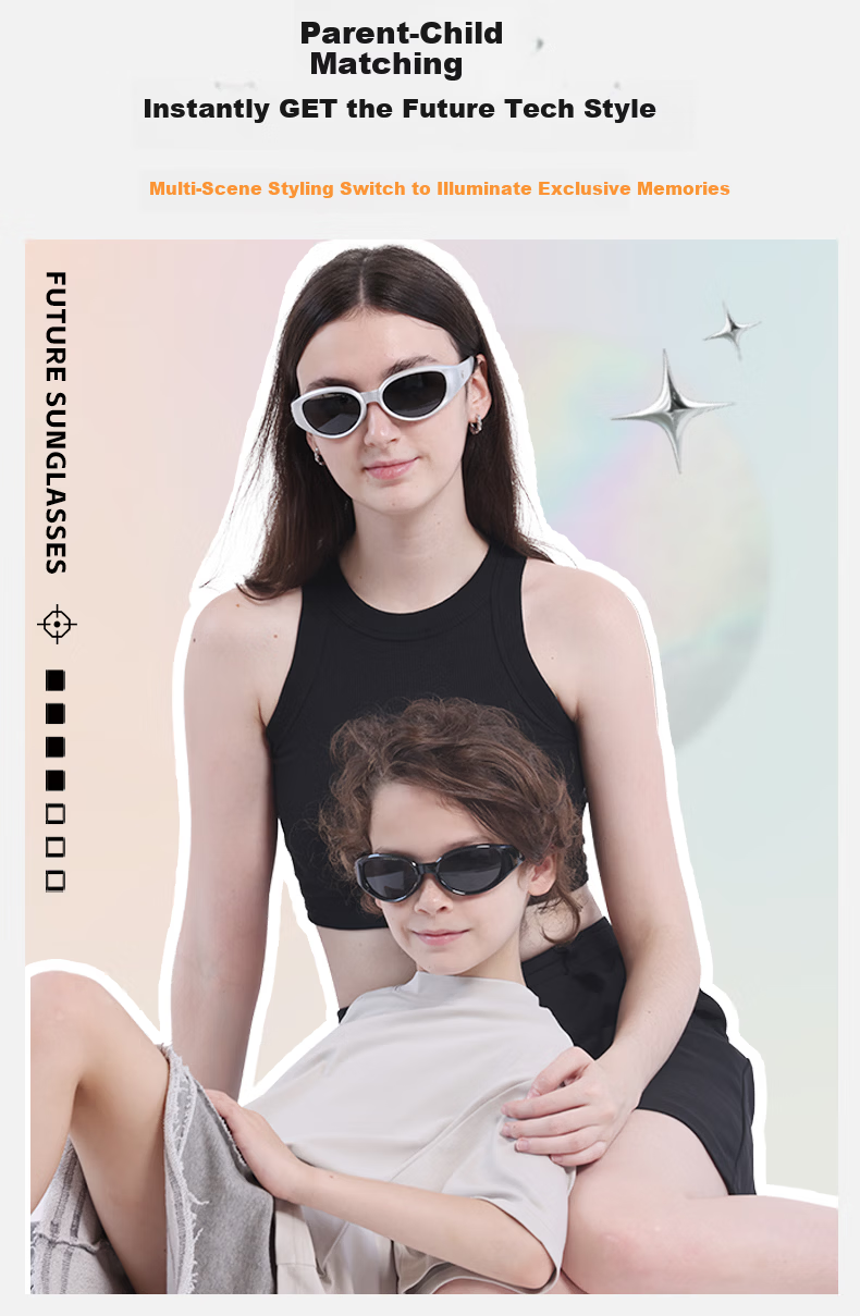 Kigo 2025 New Headband Polarized Kids Sunglasses Liquid Silver for Boys and Girls Age 6-12 20