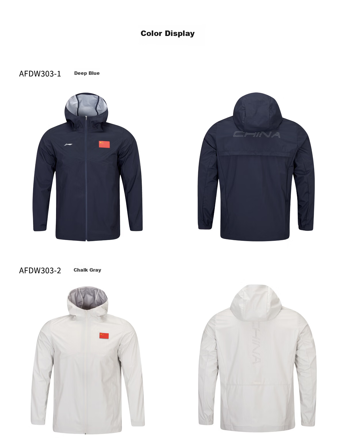 Li-Ning 26-Style Honor Windproof Waterproof Breathable Skin-Friendly 3D Tailored Lightweight Outdoor Jacket Coat 9