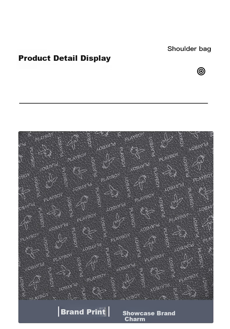 PLAYBOY Men's Large Capacity Clutch Multi-Functional Envelope Business Fashion Bag Birthday Gift for Husband 10
