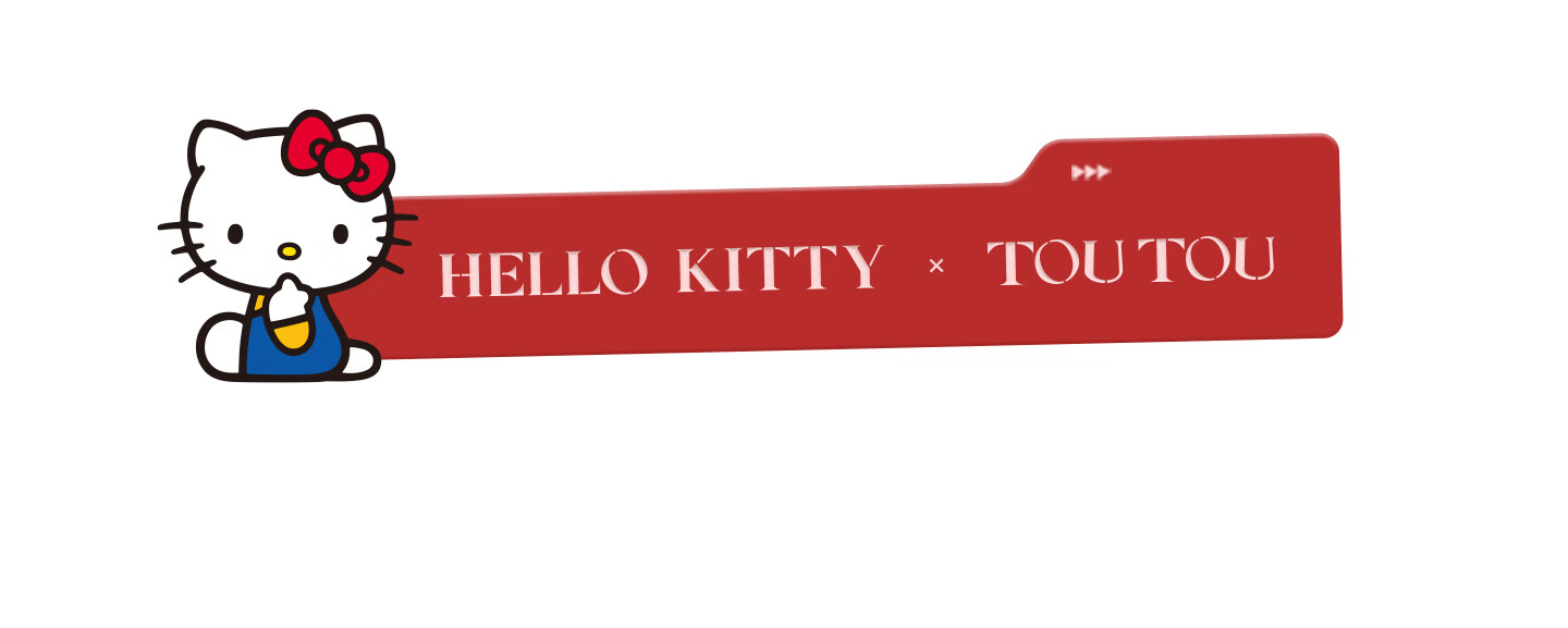 Toutou New Hello Kitty Denim Makeup Bag Storage Camera Bag Children's Day Birthday Gift for Girlfriend 35