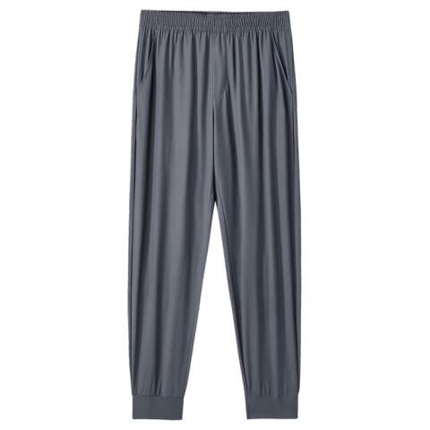 JD Original Men's Sports Pants, Quick-Dry Casual Trousers, High-Elastic Breathable Running Pants for Spring And Summer Fitness, Dark Gray 2XL