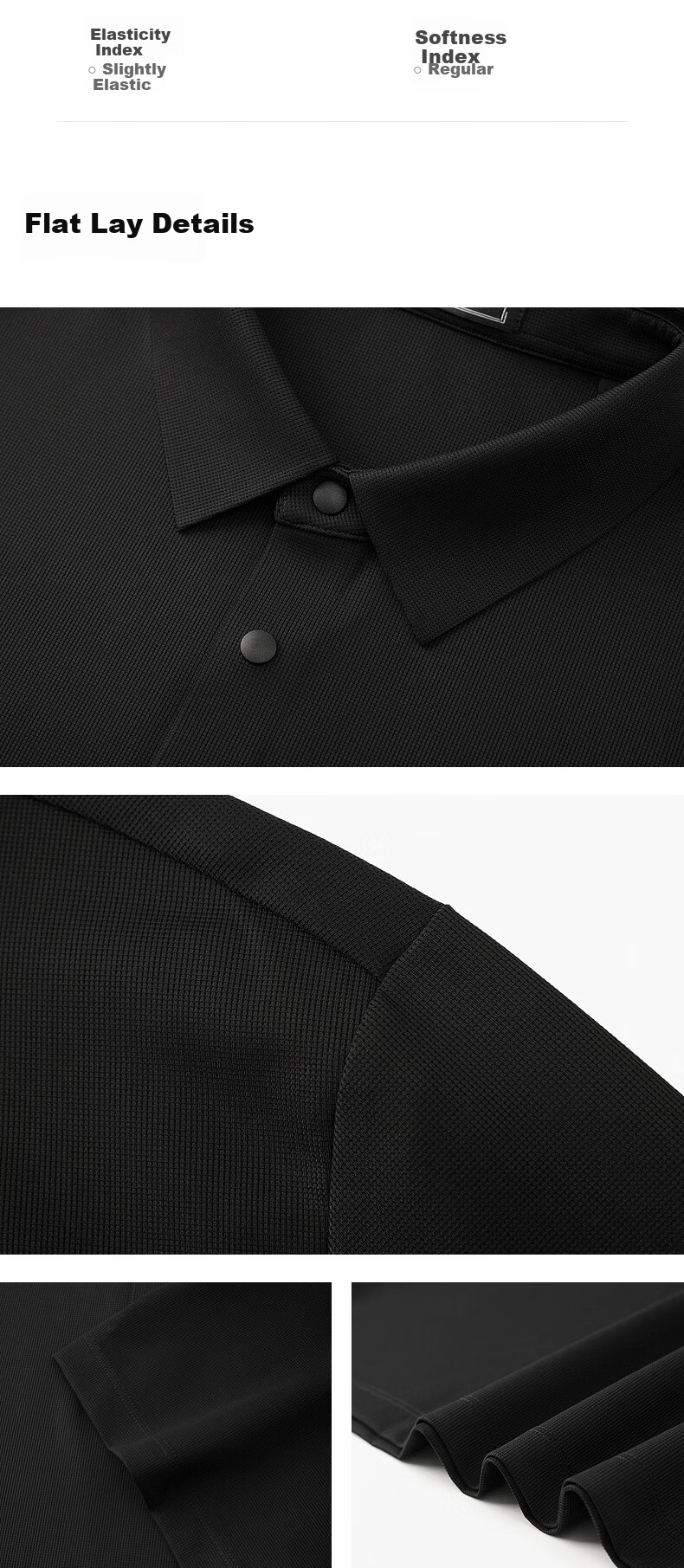 EMZ Ordos Men's Short Sleeve Polo Shirt Quick-Dry Breathable Cool Skin-Friendly Business Casual Commuter T-Shirt 20