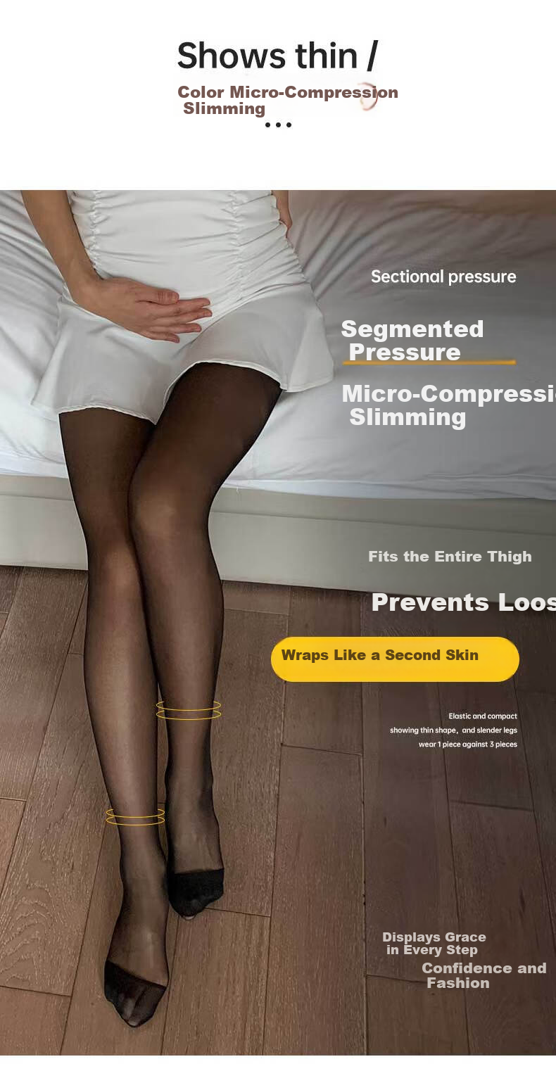 LangSha Maternity Pantyhose Adjustable Waistband Ultra-thin Anti-Snag Nude Maternity Tights Leggings 4