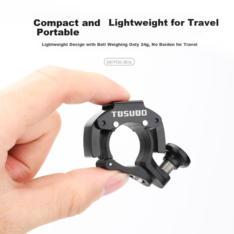 Captain Tas Bicycle Bell Compact Loud Mountain Road Bike Universal Kids Invisible Horn Portable Cycling Equipment