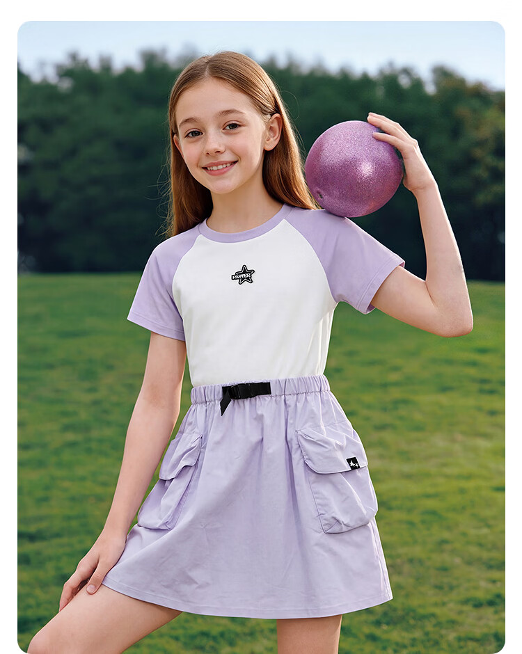 Balabala Girls Dress Children's Summer Cool Dress 2025 Mall Same Style 19