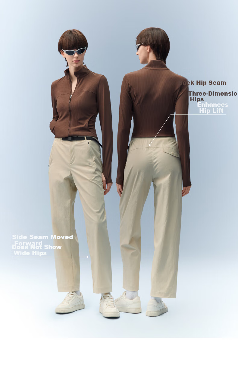 Jiao Nei Liang Pi 503Cool Pro Tapered Quick-Dry Women's Sports Pants Summer Slimming Sun Protection Casual Workwear 9