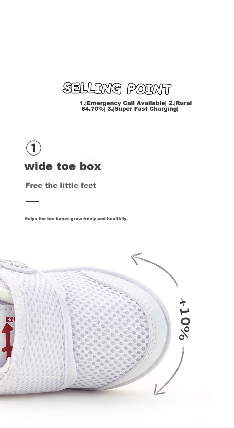 Kids.ing Kindergarten Indoor Shoes Spring Autumn Mesh Breathable Sports Casual Shoes White Size 27 6