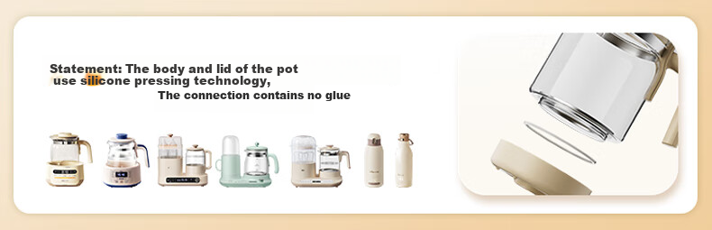 Bear Constant Temperature Kettle for Babies, Milk Formula Maker, Water Boiler, Hot Water Pot, Ultra-Fast Air Cooling 1.3L 1