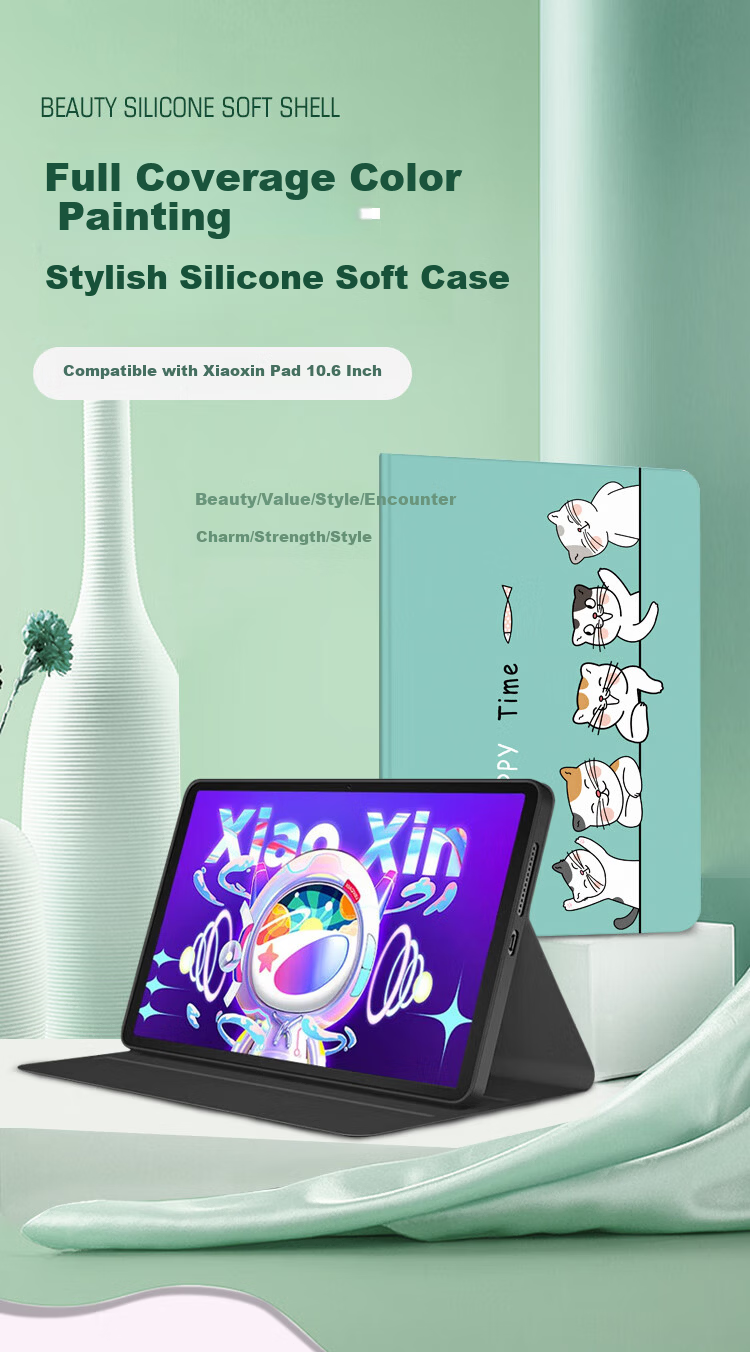 Jiangming Tempered Glass Screen Protector for Lenovo Xiaoxin Pad 11 (2025 Model) And 2024 Models, Compatible with Lenovo Xiaoxin Tablet, 11-Inch HD Film, Wear-Resistant, Scratch-Resistant, Anti-Fingerprint, Full Screen Coverage 1