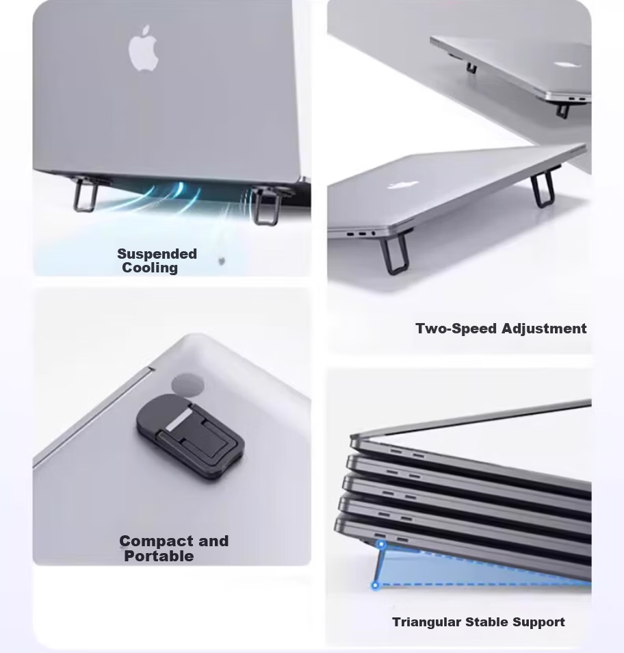 Home Maid Laptop Stand, N3 Foldable Height-Adjustable Cooling Base, Tablet Computer Desktop Portable Stand 7