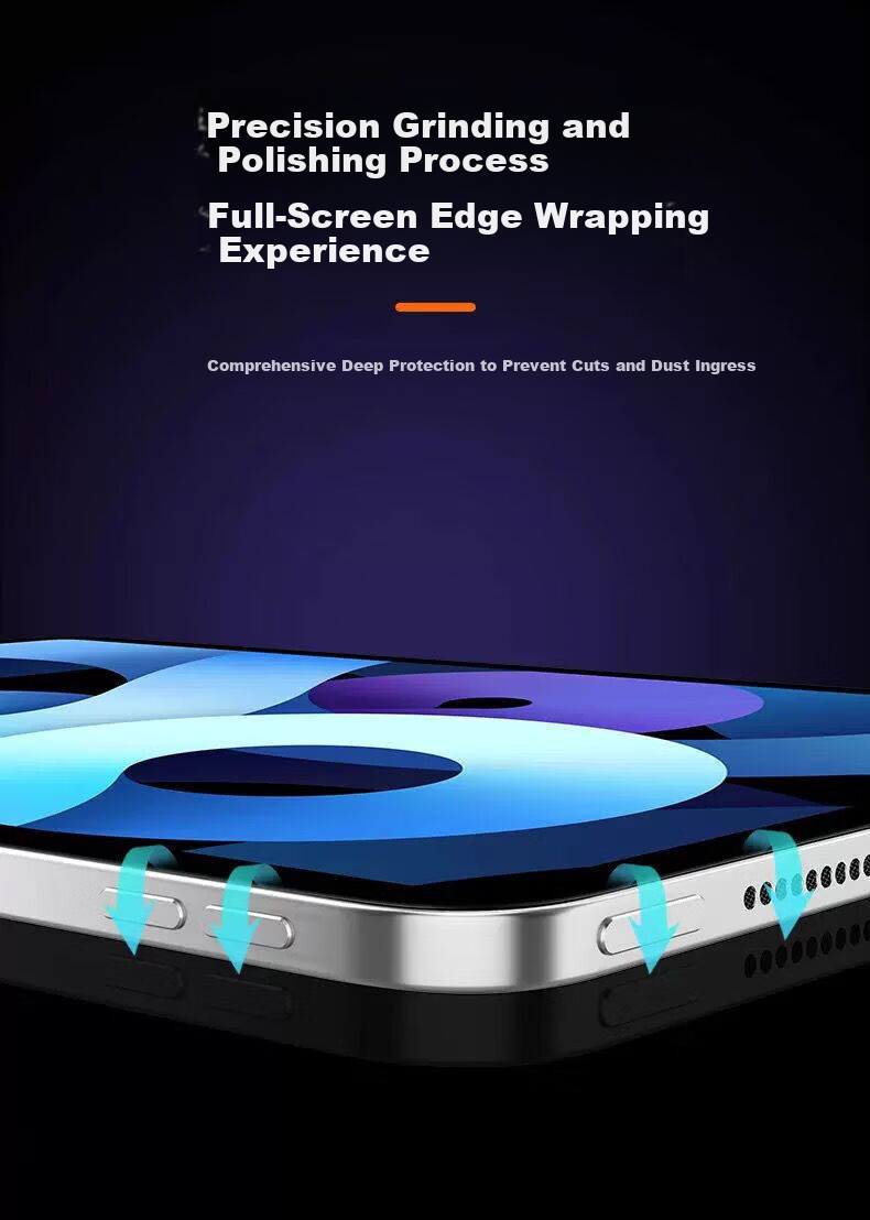 Gnoson Tempered Glass Screen Protector for Apple iPad 10 2025 Model iPad 11-inch A16 Chip 2026 iPad 12-inch Full Coverage HD Anti-Drop Film 4