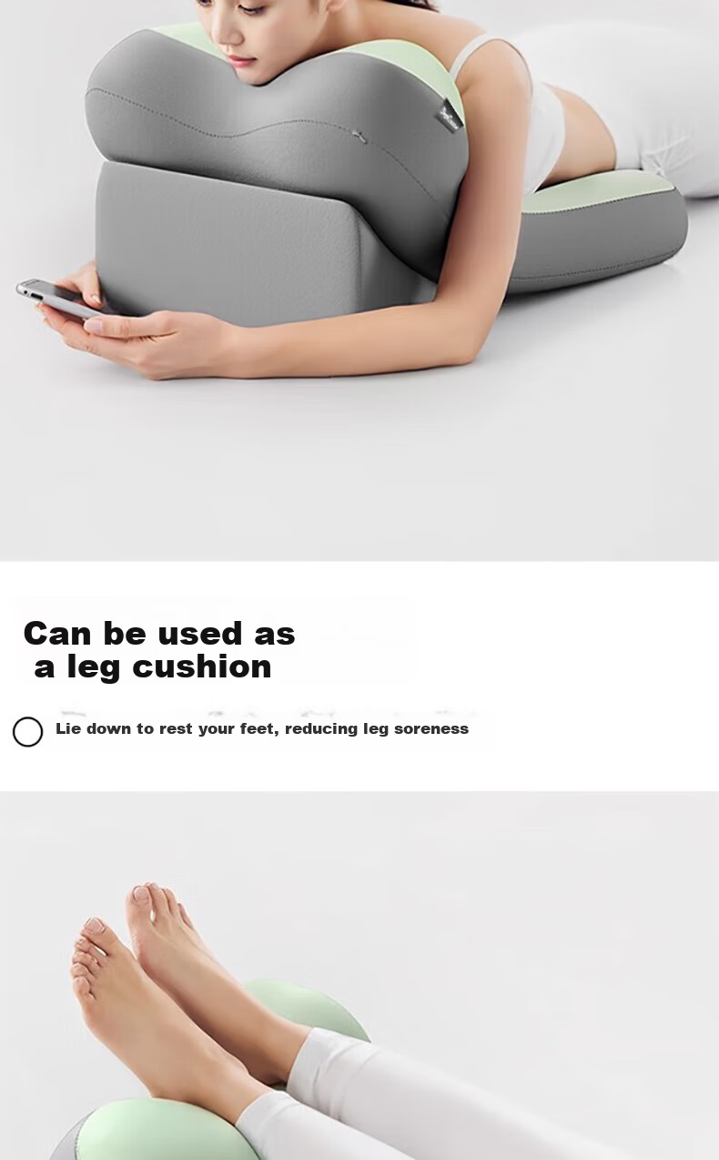 MiiOW Multifunctional Neck and Lumbar Support Backrest Pillow for Bed and Sofa, Reading and Phone Use Cushion 11