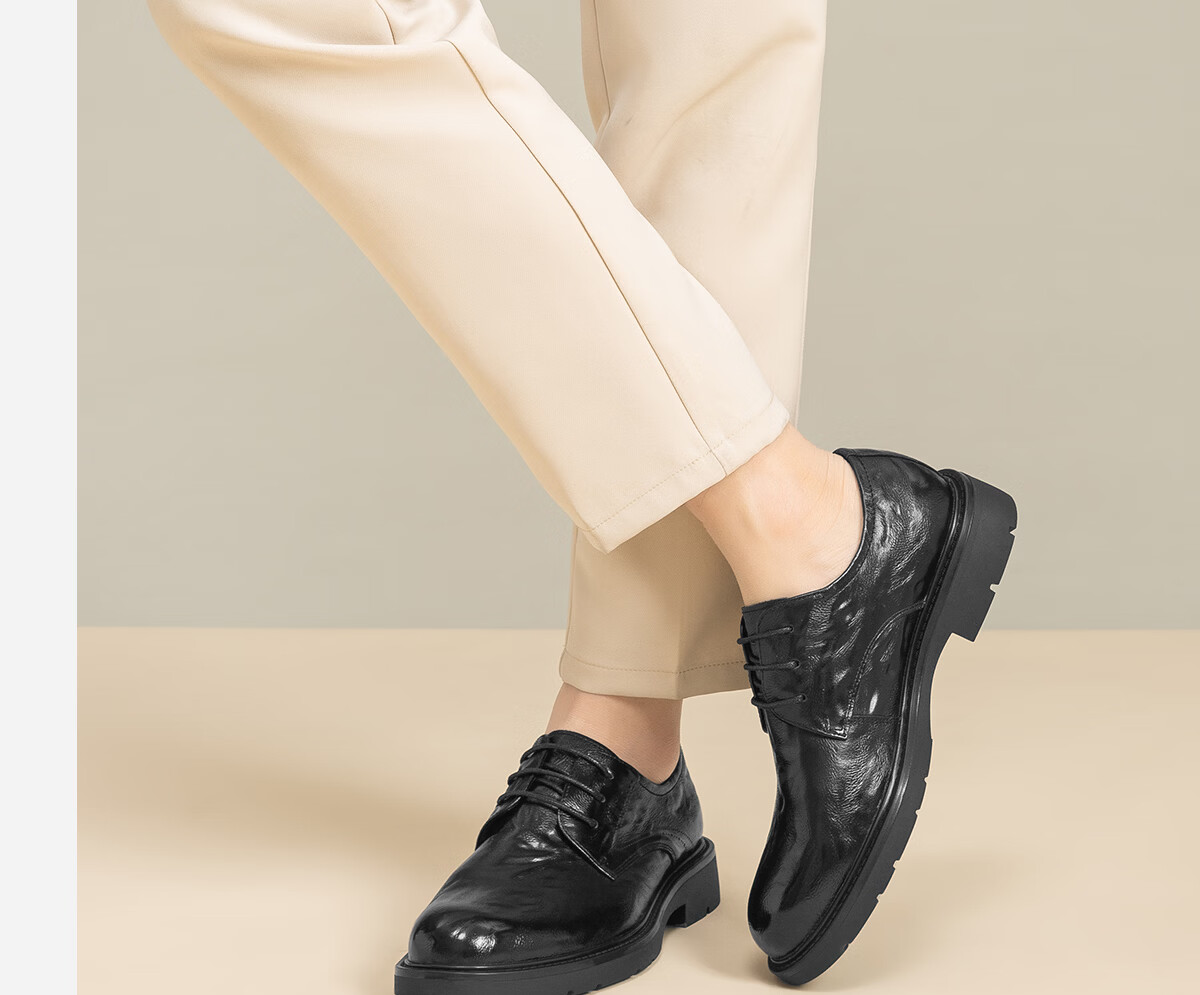 Red Dragonfly Formal Leather Shoes 26 New Men's Lace-up Business Genuine Leather Commuter Office Shoes Wedding Shoes WTA26008 Black Size 40 3