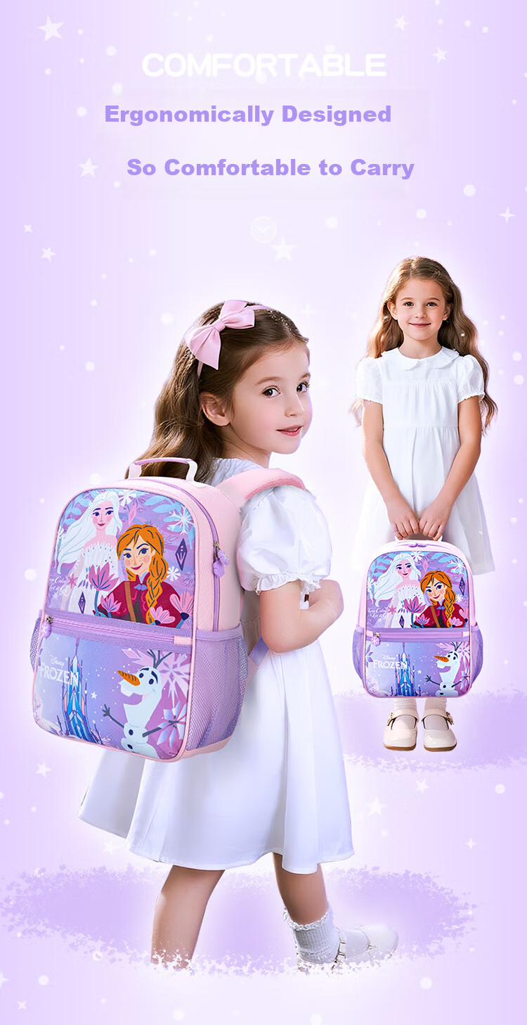Disney Backpack for Elementary Students Grades 1-3-6 Lightweight Breathable Large Capacity Comfortable Kids Boys Girls School Bag 14
