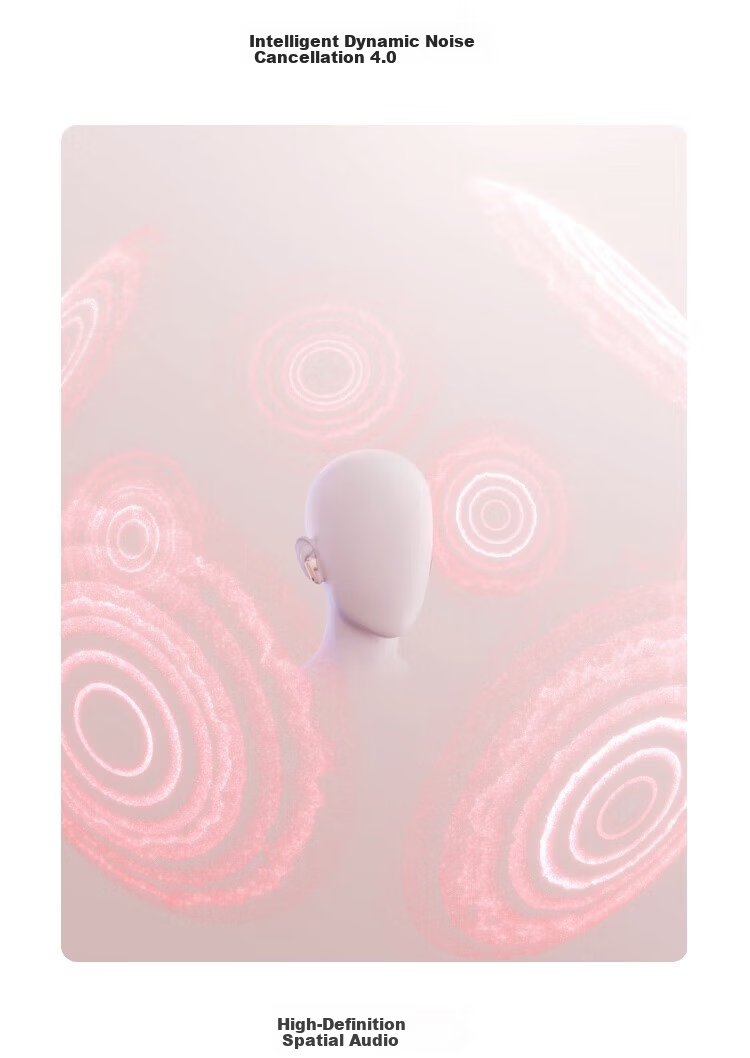 HUAWEI FreeBuds 7i Wireless Bluetooth Noise-Cancelling Earphones Smart Dynamic Noise Cancellation 4.0 Mother-of-Pearl White (Unit: Piece) 4