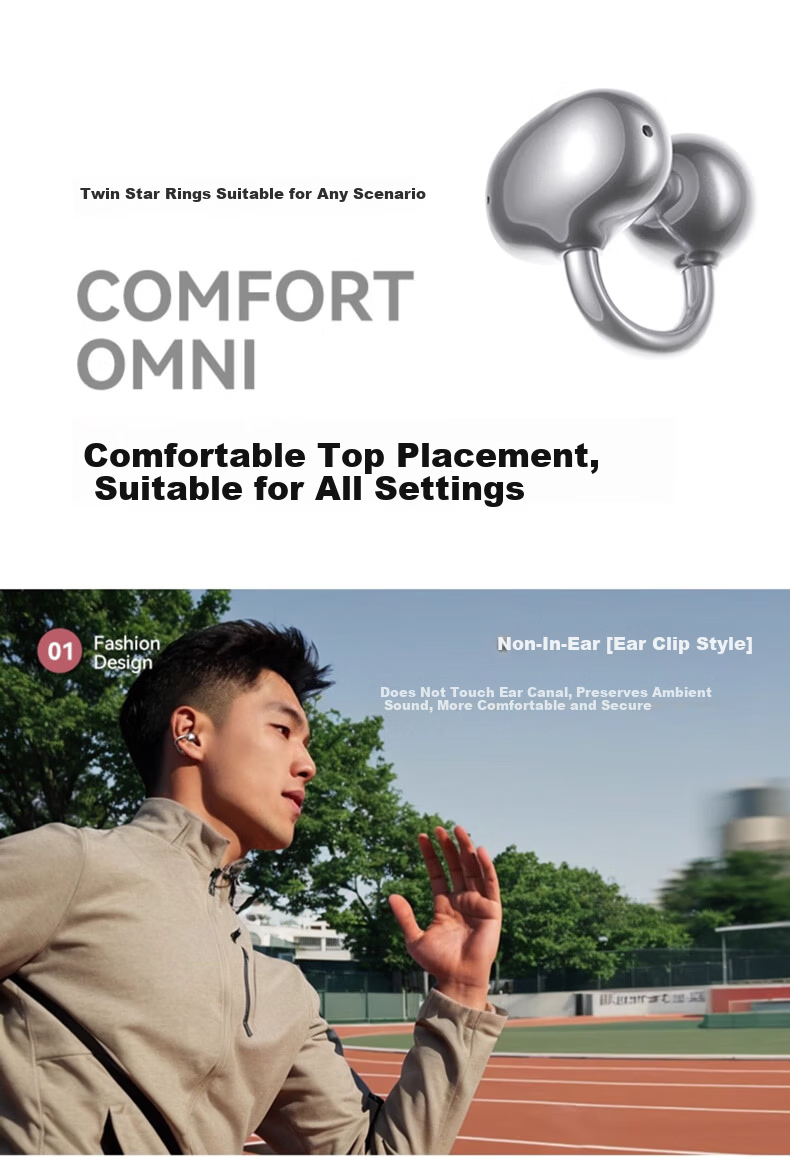 Jinyun (KINYO) [Women's Exclusive | Latest 2026 Model] Bluetooth Earphones Clip-On Semi In-Ear Two-Piece Two-In Long Battery Life, Comfortable for Extended Wear 17