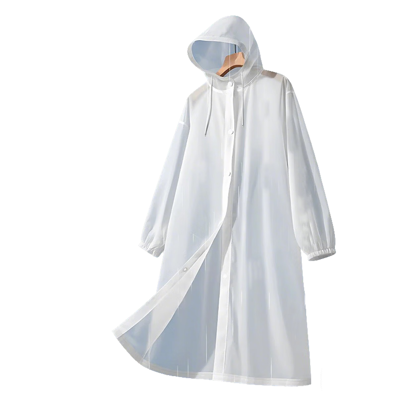 Kelorlock Disposable Long Raincoat Full Body Heavy-Duty Waterproof Rain Poncho for Adults and Children Portable Outdoor Travel Mountaineering