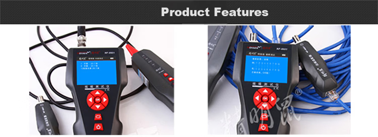 Smart Mouse NF-8601 Cable Tracker Length Tester Breakpoint Tester PING Test POE Test Rechargeable 8