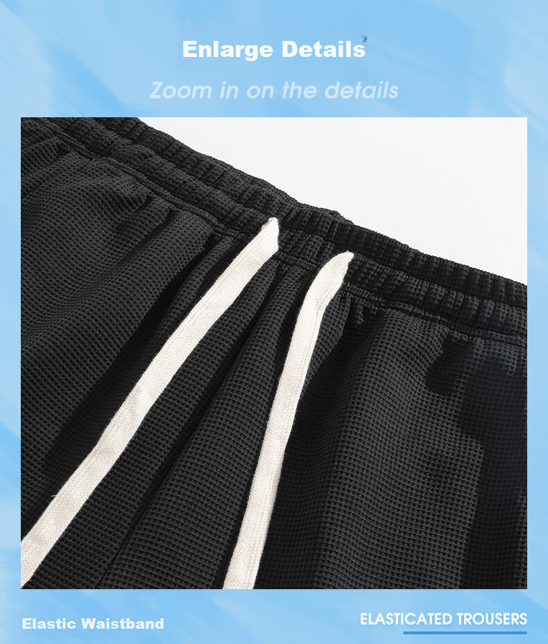 Warrior Men's Summer Loose Fit Breathable Sports Shorts Trendy Quick-Dry Casual Pants Apricot L 19