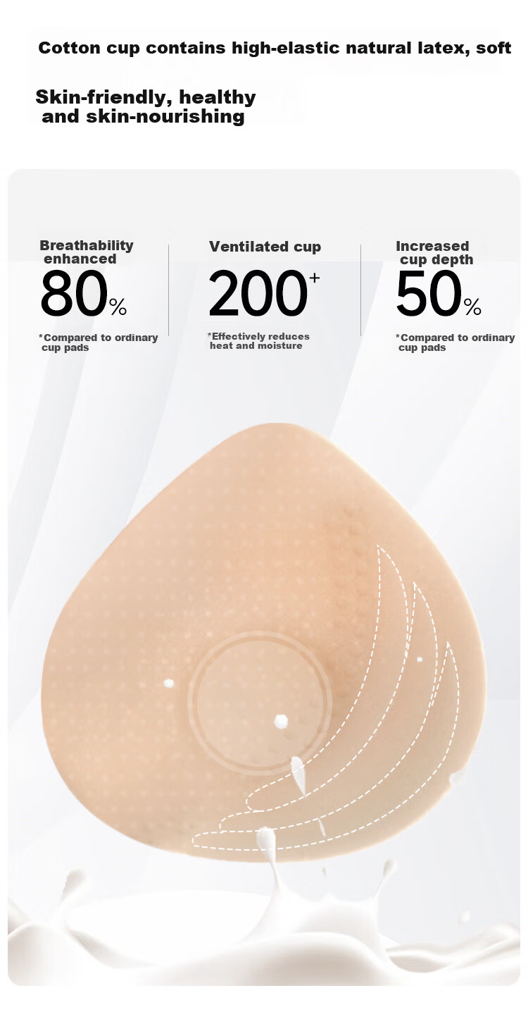 GRACEWELL Seamless Large Bust Minimizing Lift Support Wireless Push-Up Sports Bra Thin 8