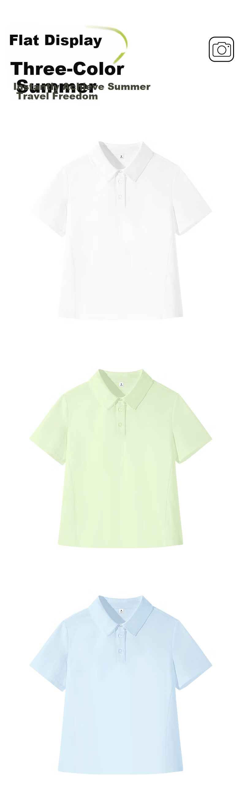 Baleno Women's Polo Shirt Sports T-Shirt Summer New Breathable Tennis Badminton Quick-Dry Short Sleeve Top 20