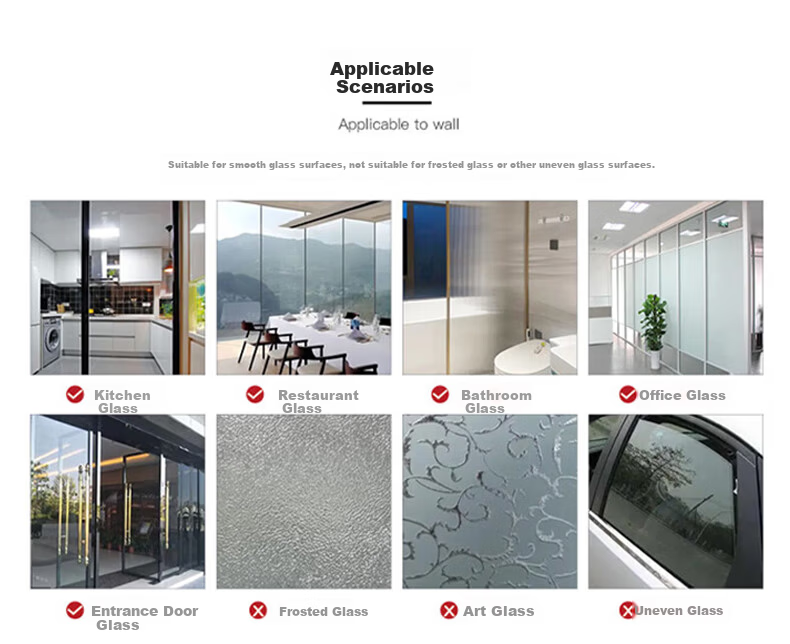 Cuttlefish Matte Frosted Privacy Window Film 0.9x3m Light-Transmitting Opaque Bathroom Toilet Sticker 13