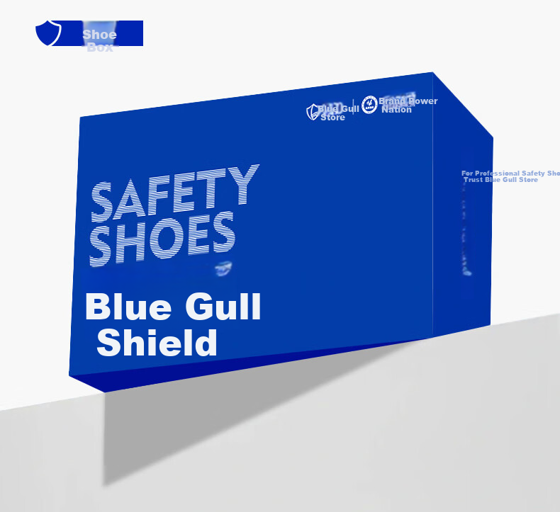 BlueOwl Shield Men's Summer Breathable Lightweight Anti-Smash Steel Toe Anti-Puncture Comfortable Non-Slip Work Shoes D0266FN-1 Size 38 14