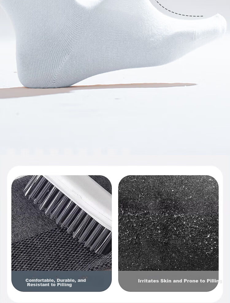 QIHAIQIU Disposable Socks for Men And Women, Washable, Breathable, Daily Wear, Mid-Calf, for Business Trips And Travel, Sweat-Absorbing, Short Tube, White, 20 Pairs 10
