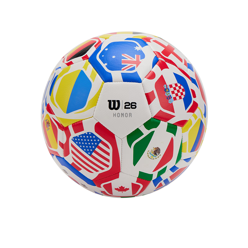 Wilson World Cup Flag Color Soccer Ball