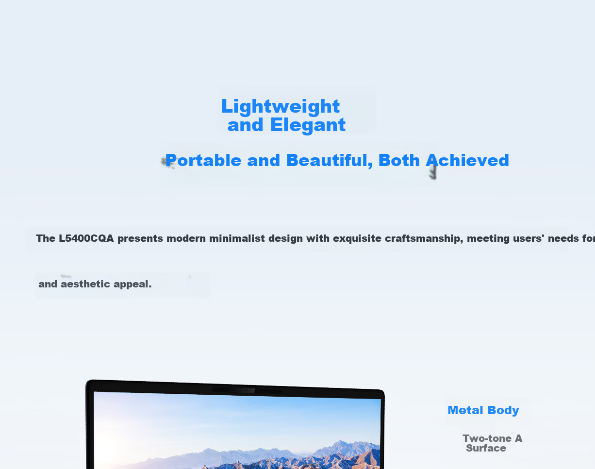 Lianshuo Hongdao L5400CQA Domestic Commercial Laptop Zhaoxin KX-U6780A/16GB/512GB/14-inch/Galaxy Kirin OS Trial Version 9