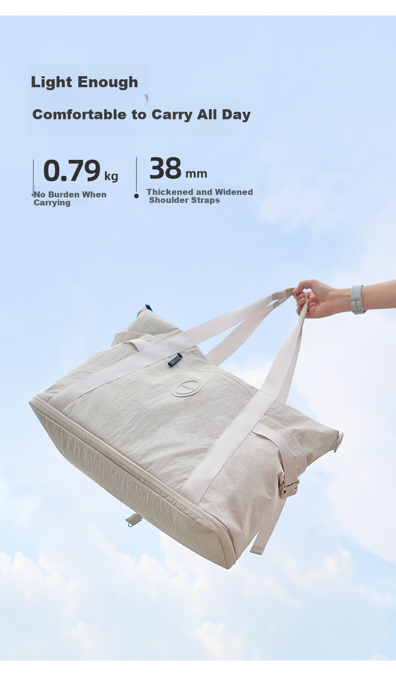 Mixi Large Capacity Travel Bag for Women, Business Trips, Short Trips, Gym, Men, Carry-on Portable Sports Handheld Universal Bag 13